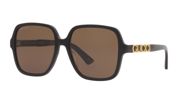 Gucci Eyewear Gg1314s Shiny Transparent Sand Sunglasses