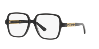 メガネ Gucci GG1193OA 001 Oversize Asian Fit Glasses 2023 Gucci GG1193OA Asian Fit 001 glasses | Buy online now