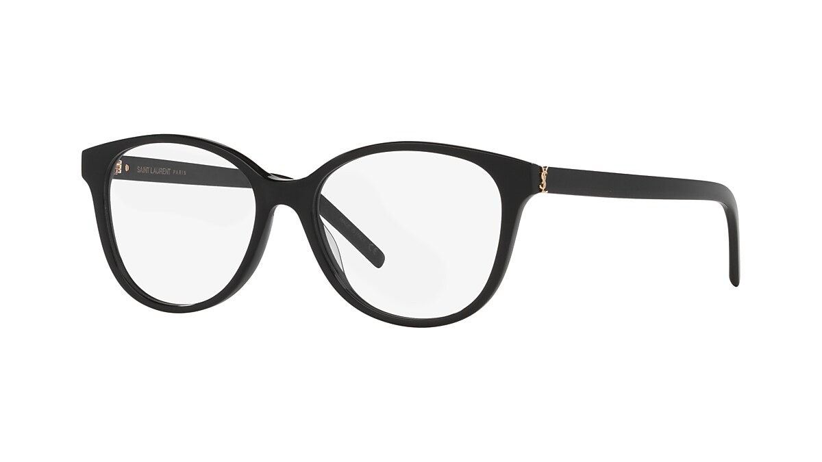 Yves Saint Laurent ブラック トップス Mサイズ Yves Saint Laurent Women's Vintage Logo 52mm Square Tortoise