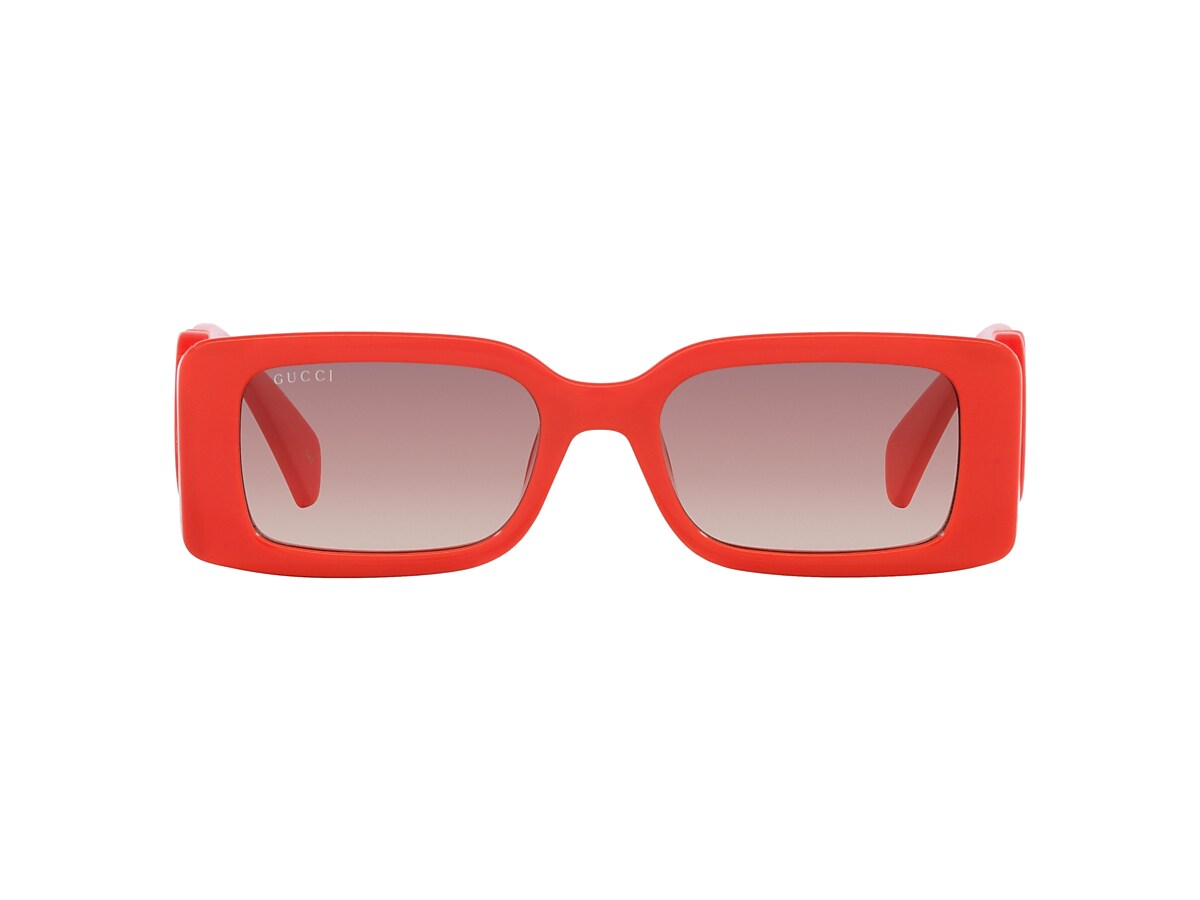 GUCCI レクタンクルフレムサンクラス GG1325S 006 Gucci GG1325S M (54 - 19) with Grey lenses and Black frame