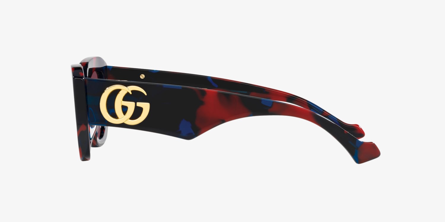 ggcrew outdoormonster ウォールナット Gucci GG1421S Sunglasses | LensCrafters