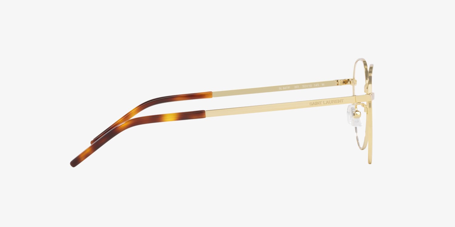 SAINT LAURENT ラウントフレムメカネ SL647F 003 Yves Saint Laurent Glasses SL-647-F 003