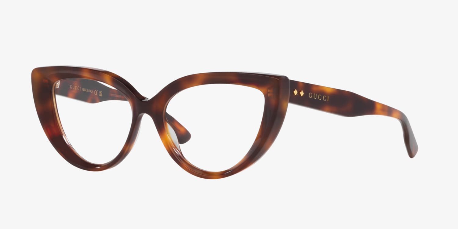 GUCCI キャットアイフレムメカネ GG1530O 003 Gucci GG1530O Eyeglasses | LensCrafters