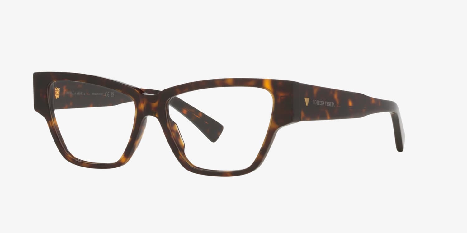 メガネ BOTTEGA VENETA Woman Optical frames Brown BV1288O 002 Bottega Veneta BV1288O Eyeglasses | LensCrafters