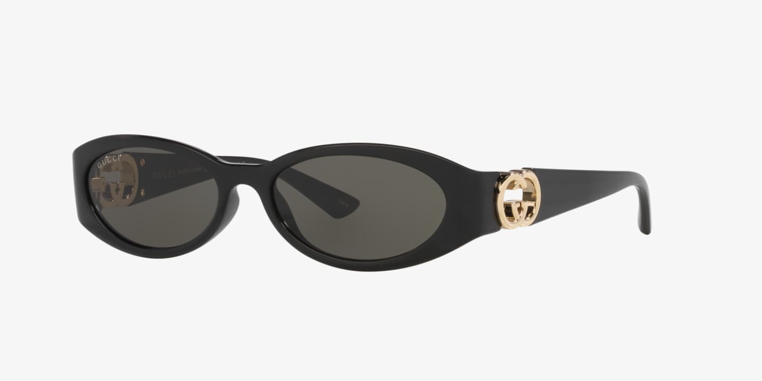 サングラス Gg1660s Sunglasses - Gucci - Acetate - Black Gucci GG1660S Sunglasses | LensCrafters