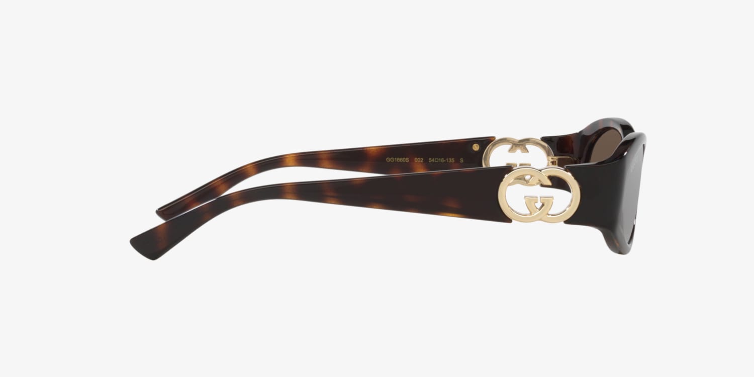 【関税込み】Gg1660s Sunglasses - Gucci - Acetate - Black Gucci GG1660S Sunglasses | LensCrafters