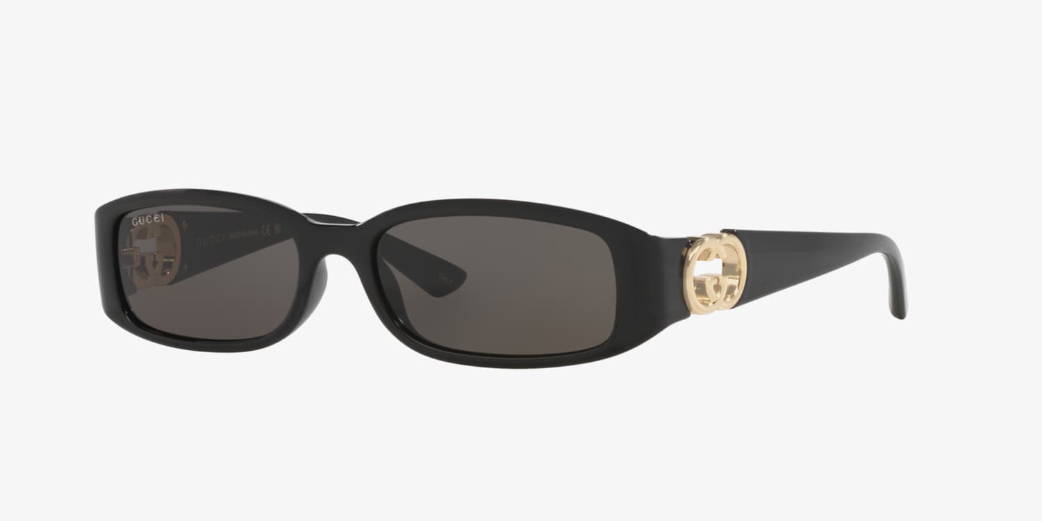 【関税込み】Gg1661s Sunglasses - Gucci - Acetate - Black Gucci GG1661S Sunglasses | LensCrafters