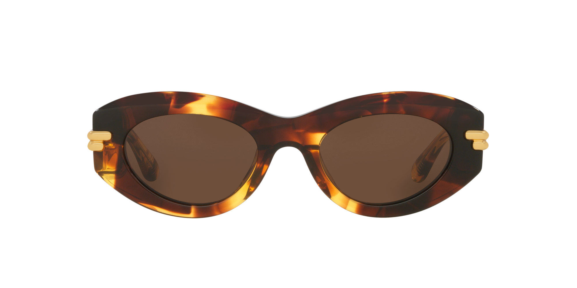 サングラス BOTTEGA VENETA Woman Sunglasses Brown BV1322S 002 Bottega Veneta BV1322S Sunglasses | LensCrafters