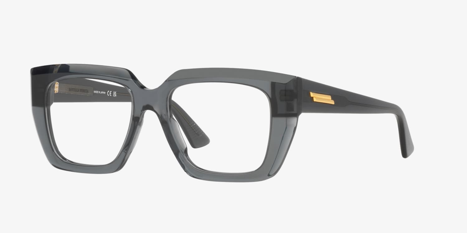 メガネ BOTTEGA VENETA Woman Optical frames Grey BV1032O 007 Bottega Veneta BV1032O Eyeglasses | LensCrafters