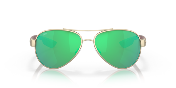Costa Del Mar gold aviator green mirror lens icon