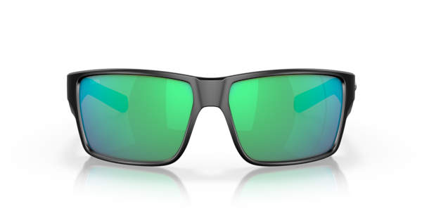 Costa Del Mar black frame green mirror lens icon